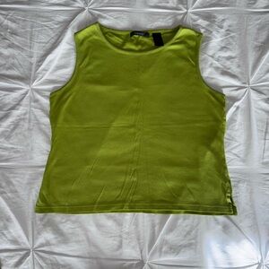(SOLD) Liz Claiborne Green Sleeveless Tank Top